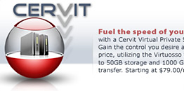 Cervit Web Hosting website thumbnail